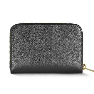 Italian Metallic Full-Grain Leather Wallet | Ancona - Glamourous Grace