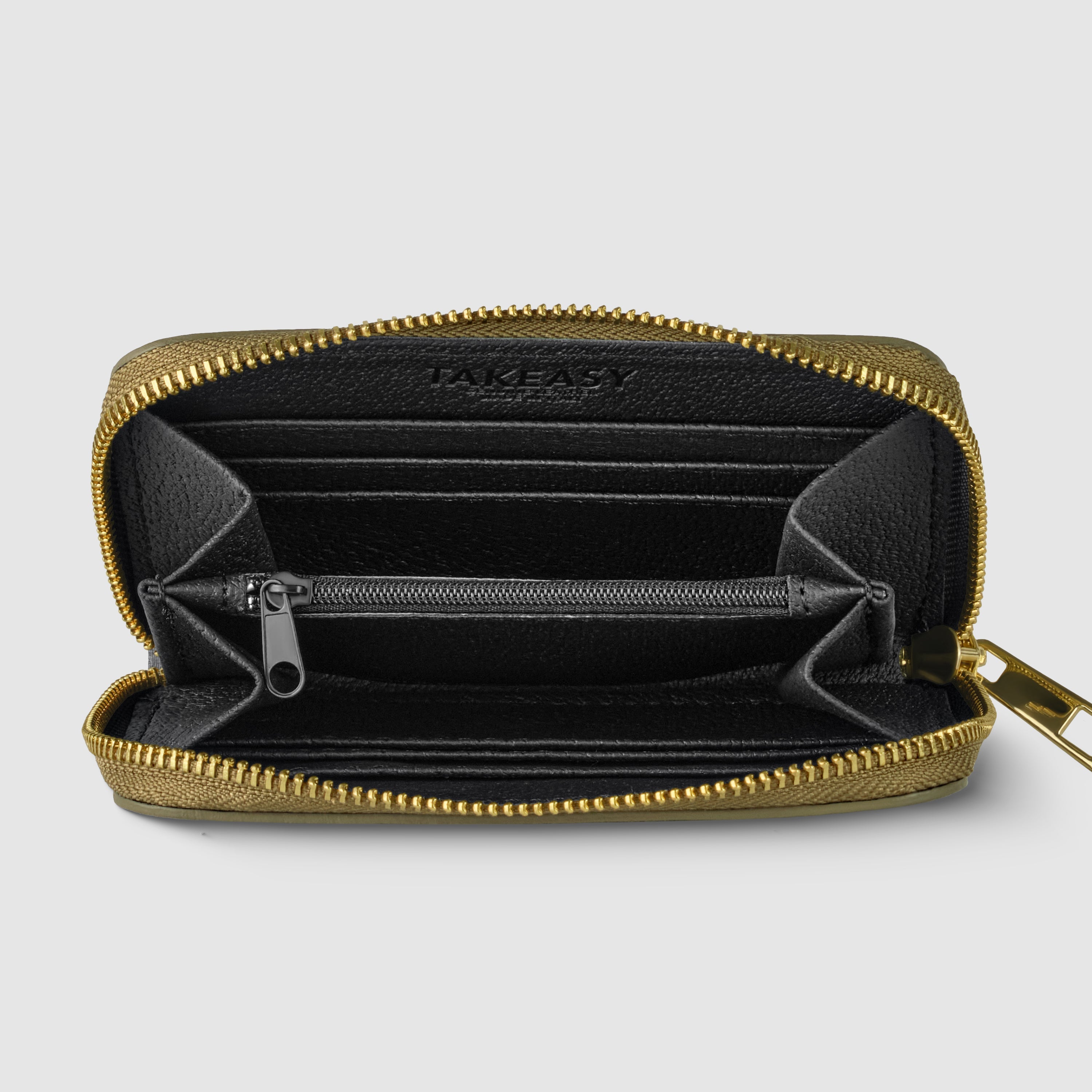 Italian Metallic Full-Grain Leather Wallet | Ancona - Glamourous Grace