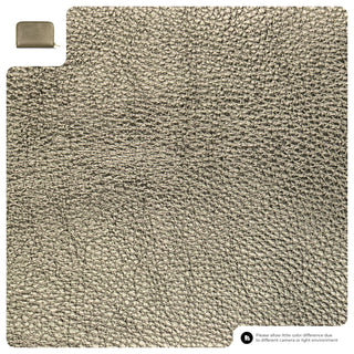 Italian Metallic Full-Grain Leather Wallet | Ancona - Glamourous Grace