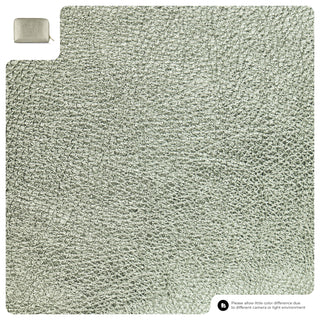 Italian Metallic Full-Grain Leather Wallet | Ancona - Glamourous Grace