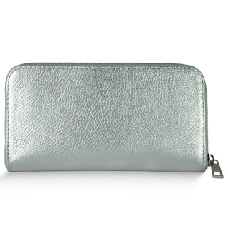Italian Metallic Full-Grain Leather Wallet | Udine - Glamourous Grace