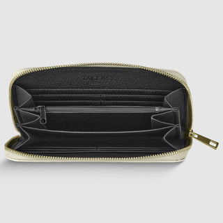 Italian Metallic Full-Grain Leather Wallet | Udine - Glamourous Grace