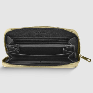 Italian Metallic Full-Grain Leather Wallet | Udine - Glamourous Grace