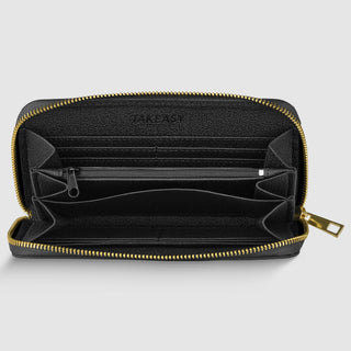 Italian Metallic Full-Grain Leather Wallet | Udine - Glamourous Grace