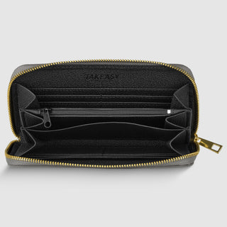 Italian Metallic Full-Grain Leather Wallet | Udine - Glamourous Grace