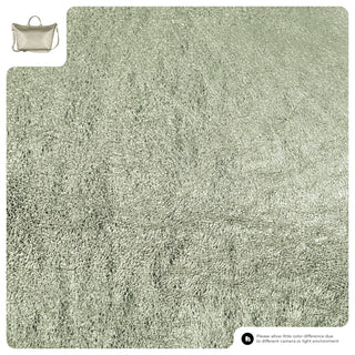 Italian Genuine Metallic Suede Top-Handle Bag | Padova - Glamourous Grace