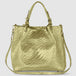 Grid Metallic Gold