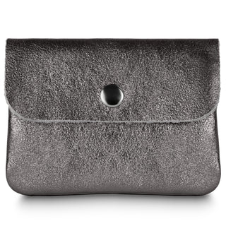 Italian Genuine Metallic Suede Wallet | Assisi - Glamourous Grace
