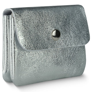 Italian Genuine Metallic Suede Wallet | Assisi - Glamourous Grace