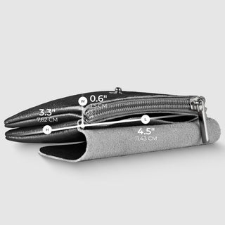 Italian Genuine Metallic Suede Wallet | Assisi - Glamourous Grace