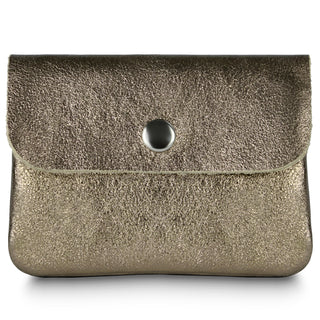 Italian Genuine Metallic Suede Wallet | Assisi - Glamourous Grace