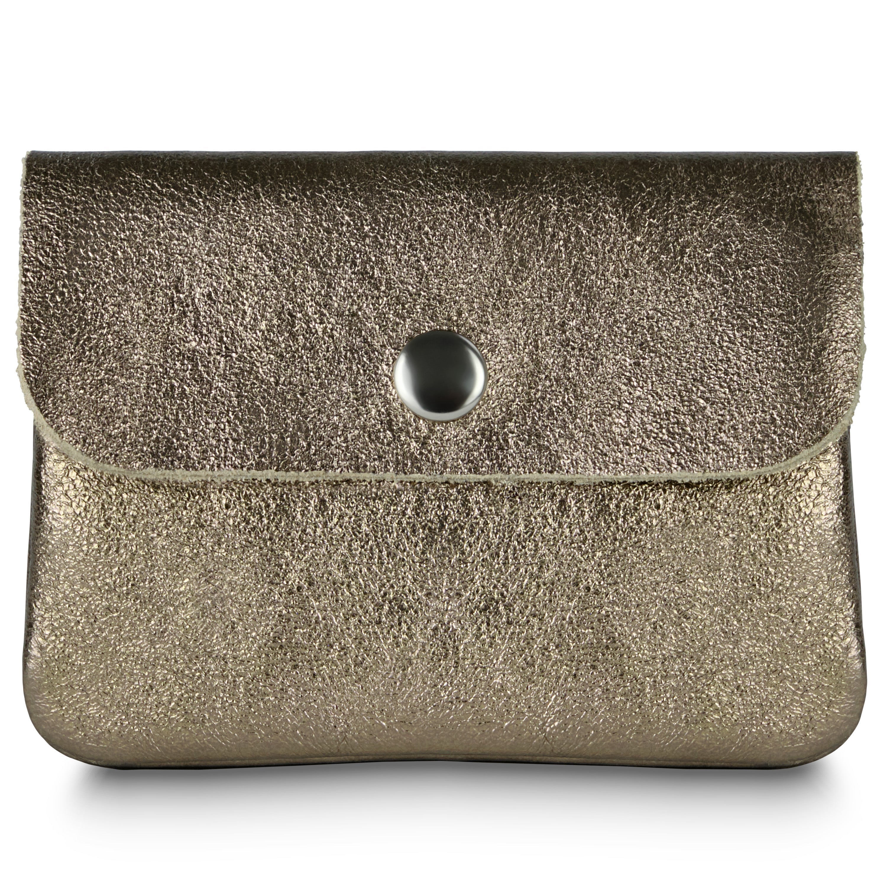 Italian Genuine Metallic Suede Wallet | Assisi - Glamourous Grace
