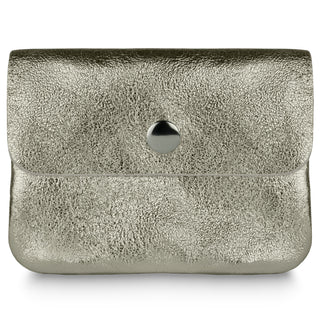 Italian Genuine Metallic Suede Wallet | Assisi - Glamourous Grace
