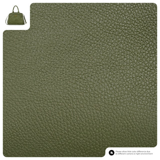 Italian Genuine Suede & Full-Grain Leather Top-Handle Bag | Forlì - Glamourous Grace