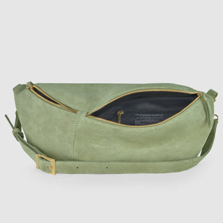 Italian Genuine Suede Crossbody Bag | Genova - Glamourous Grace