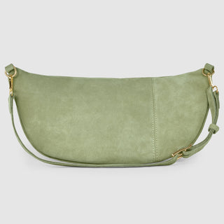Italian Genuine Suede Crossbody Bag | Genova - Glamourous Grace