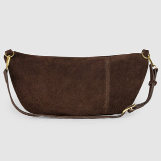 Italian Genuine Suede Crossbody Bag | Genova - Glamourous Grace