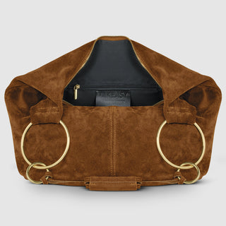 Italian Genuine Suede Hobo Bag | Belluno
