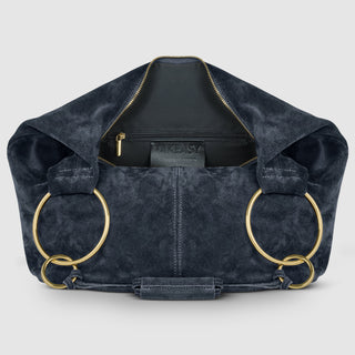 Italian Genuine Suede Hobo Bag | Belluno