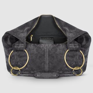 Italian Genuine Suede Hobo Bag | Belluno