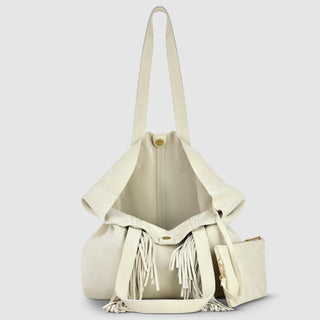 Italian Genuine Suede Tote Bag | Como - Glamourous Grace