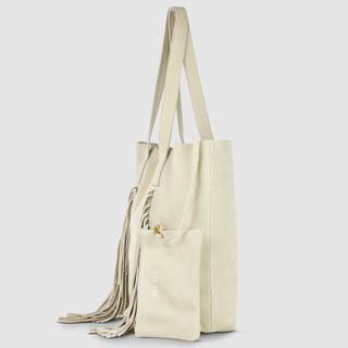Italian Genuine Suede Tote Bag | Como - Glamourous Grace