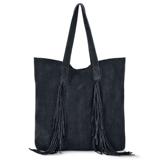Italian Genuine Suede Tote Bag | Como - Glamourous Grace