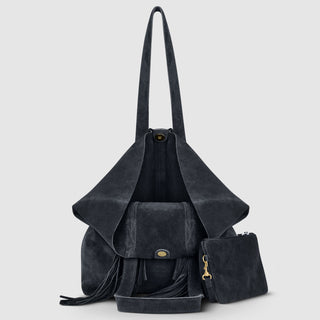 Italian Genuine Suede Tote Bag | Como - Glamourous Grace