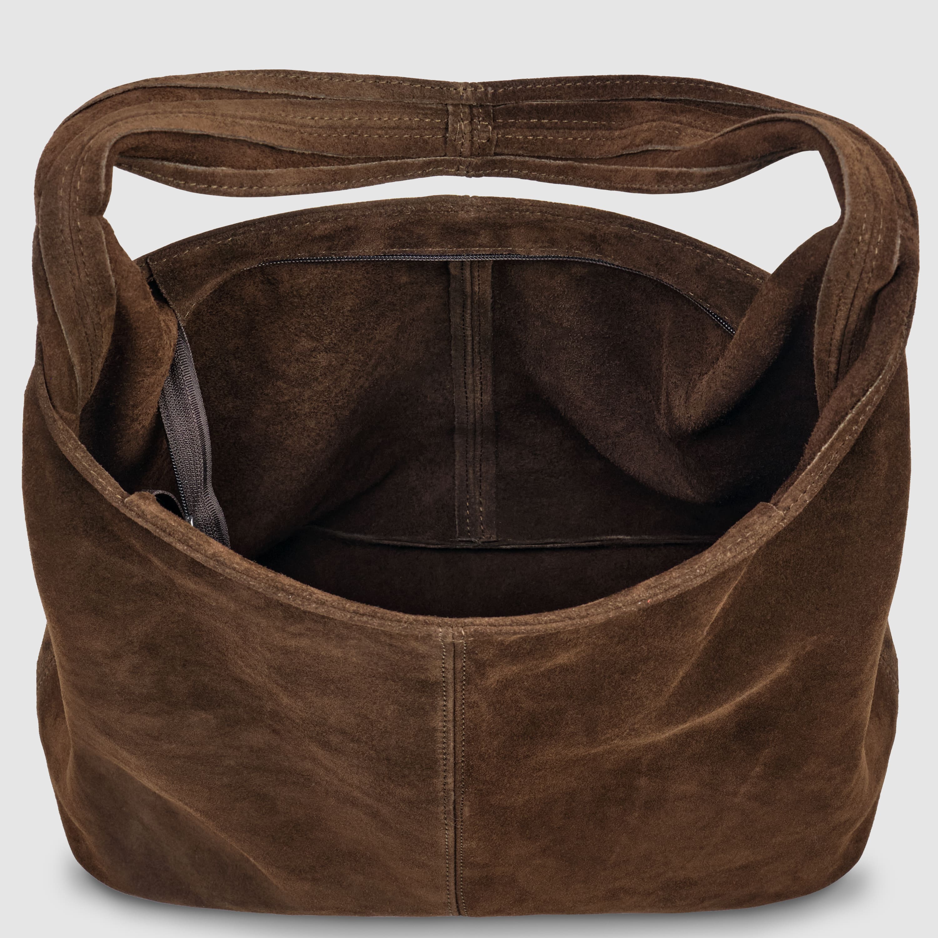 Italian Genuine Suede Hobo Bag | Palermo - Glamourous Grace