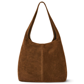 Italian Genuine Suede Hobo Bag | Palermo - Glamourous Grace