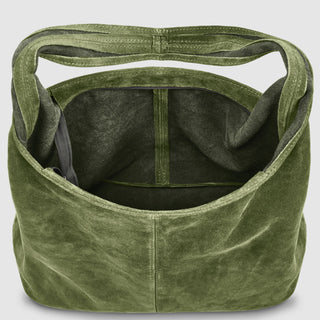 Italian Genuine Suede Hobo Bag | Palermo