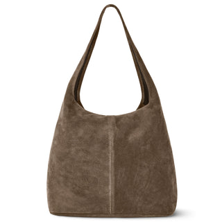 Italian Genuine Suede Hobo Bag | Palermo