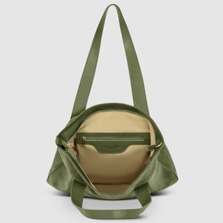 Italian Genuine Suede & Full-Grain Leather Tote Bag | Varese - Glamourous Grace
