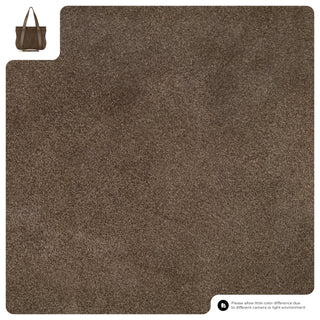 Italian Genuine Suede & Full-Grain Leather Tote Bag | Varese - Glamourous Grace