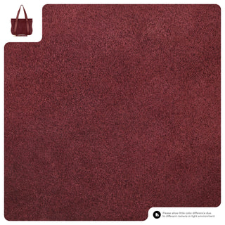 Italian Genuine Suede & Full-Grain Leather Tote Bag | Varese - Glamourous Grace