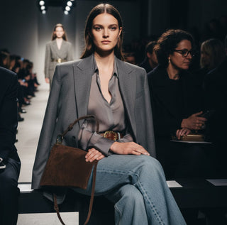 Italian Genuine Suede Shoulder Bag | Modena - Glamourous Grace