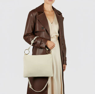 Italian Genuine Suede Shoulder Bag | Modena - Glamourous Grace