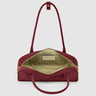 Italian Genuine Suede Shoulder Bag | Pavia - Glamourous Grace
