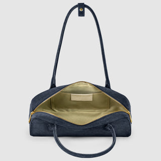 Italian Genuine Suede Shoulder Bag | Pavia - Glamourous Grace