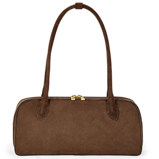 Italian Genuine Suede Shoulder Bag | Pavia - Glamourous Grace