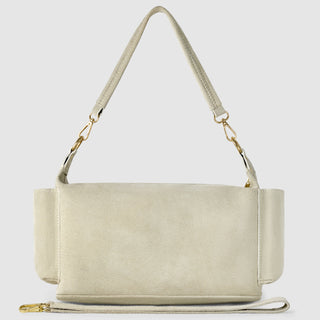 Italian Genuine Suede Shoulder Bag | Sondrio - Glamourous Grace