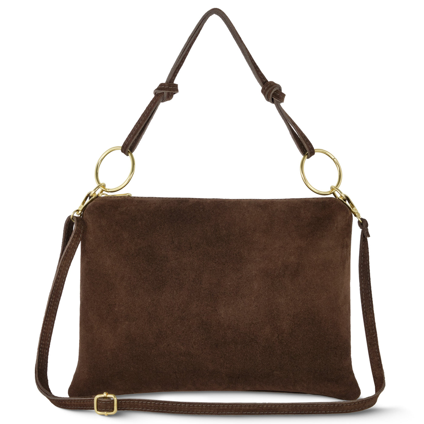 Italian Genuine Suede Shoulder Bag | Modena - Glamourous Grace