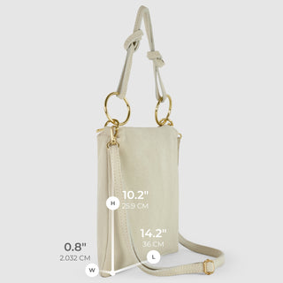 Italian Genuine Suede Shoulder Bag | Modena - Glamourous Grace