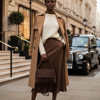 Italian Genuine Suede Top-Handle Bag | Ravenna - Glamourous Grace