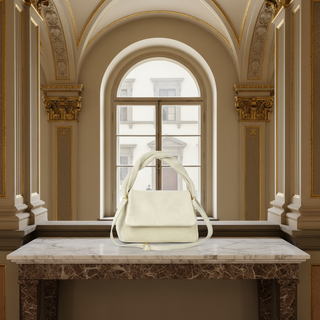 Italian Genuine Suede Top-Handle Bag | Ravenna - Glamourous Grace