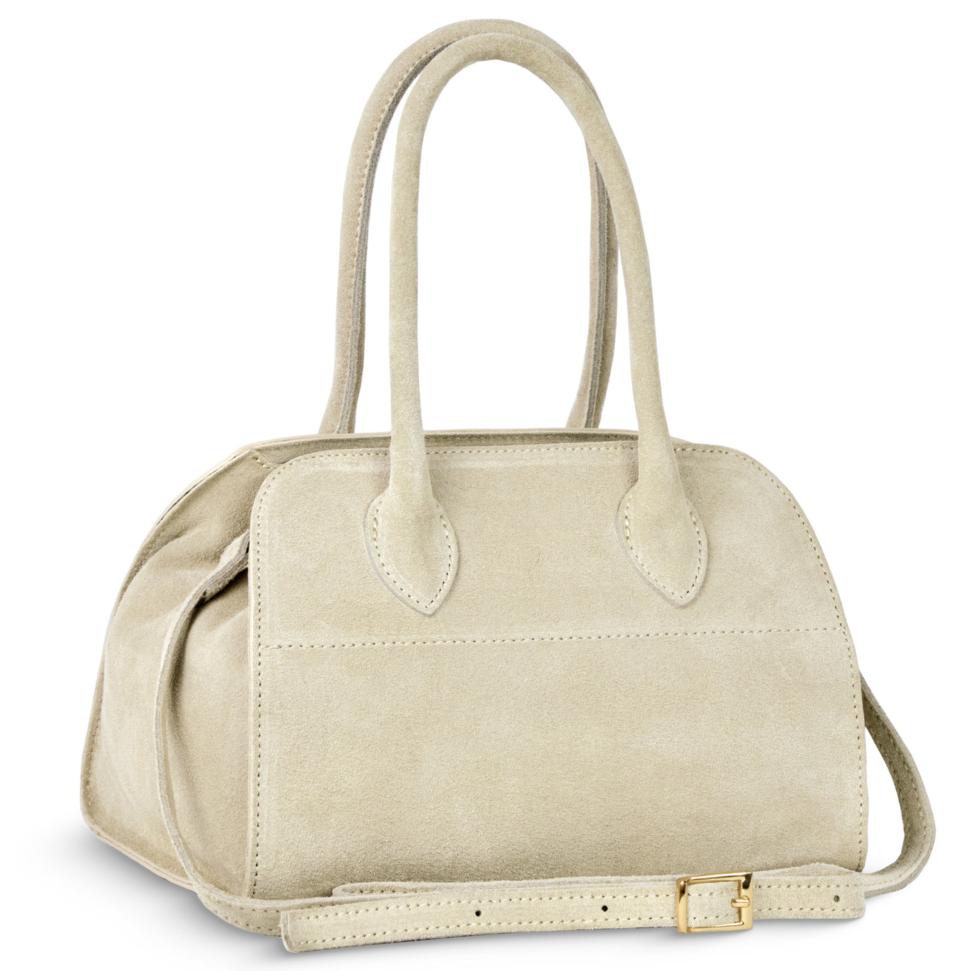 Italian Genuine Suede Top-Handle Bag | Novara - Glamourous Grace