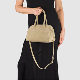 Italian Genuine Suede Top-Handle Bag | Novara - Glamourous Grace