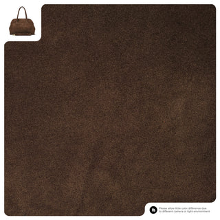 Italian Genuine Suede Top-Handle Bag | Cuneo