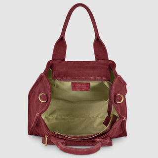 Italian Genuine Suede Tote Bag | Brianza - Glamourous Grace