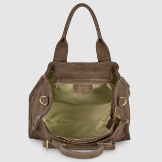 Italian Genuine Suede Tote Bag | Brianza - Glamourous Grace